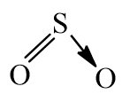 Trình bày sự hình thành liên kết cho – nhận trong phân tử sulfur dioxide (ảnh 1)