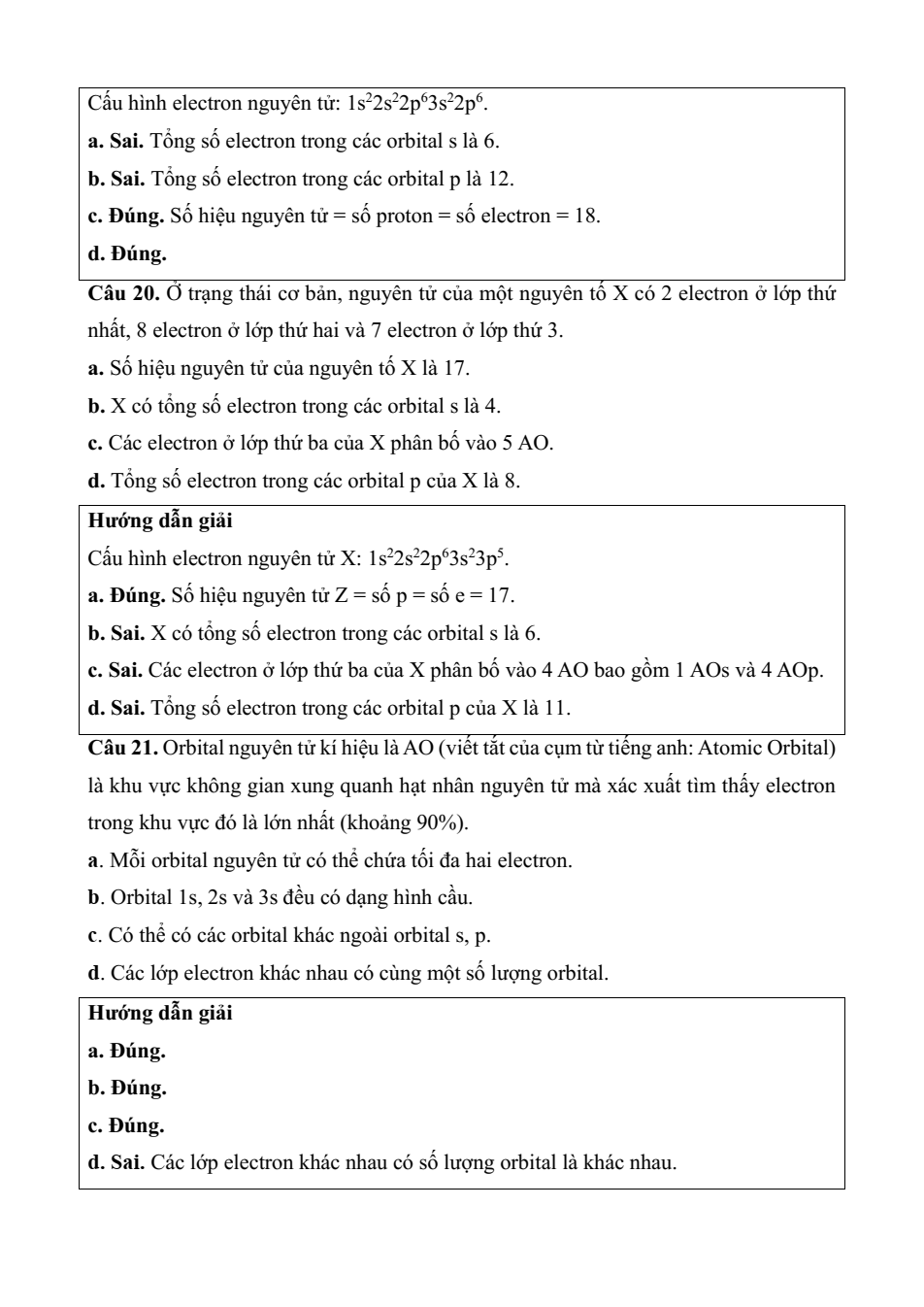 Đề kiểm tra Hóa học 10 Chân trời sáng tạo Chương 1 (có lời giải)
