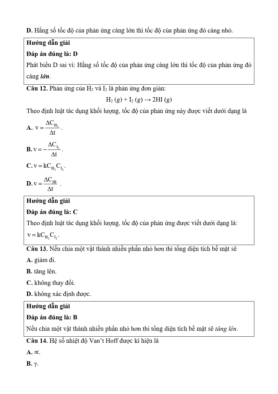 Đề kiểm tra Hóa học 10 Chân trời sáng tạo Chương 6 (có lời giải)