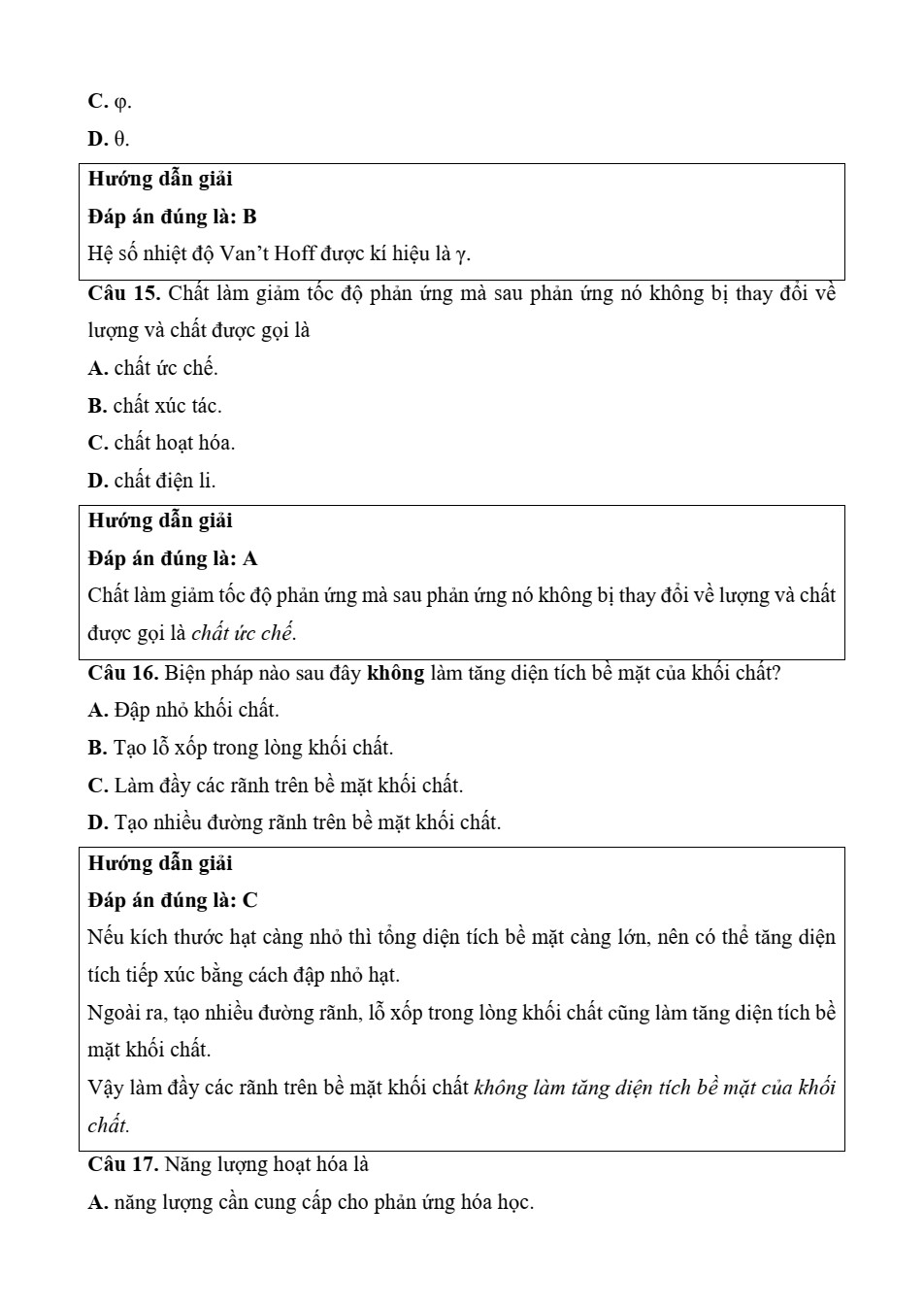 Đề kiểm tra Hóa học 10 Chân trời sáng tạo Chương 6 (có lời giải)