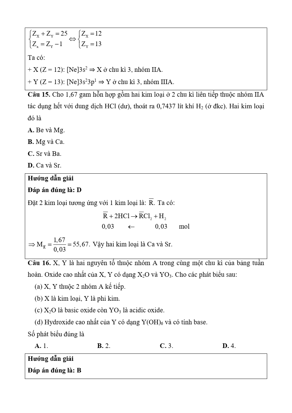 Đề kiểm tra Hóa học 10 Kết nối tri thức Chương 2 (có lời giải)