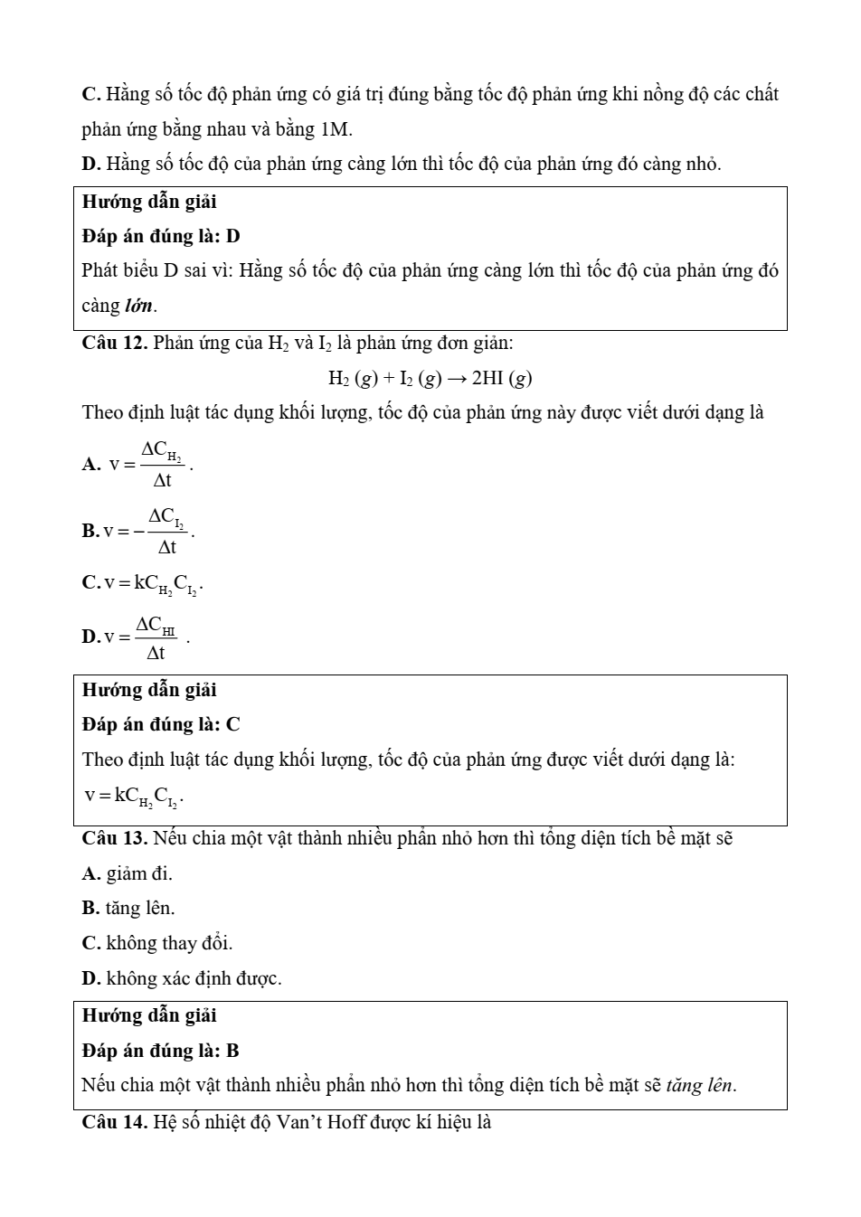 Đề kiểm tra Hóa học 10 Kết nối tri thức Chương 6 (có lời giải)