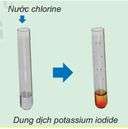 So sánh tính kim phi của chlorine và iodine