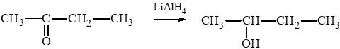 Viết sơ đồ phản ứng của các hợp chất carbonyl có công thức phân tử là C4H8O với LiAlH4