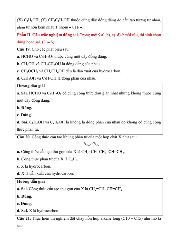 Đề kiểm tra Hóa học 11 Cánh diều Chủ đề 3 (có lời giải)