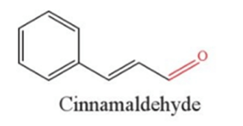 Cinnamaldehyde là hợp chất carbonyl có trong tinh dầu quế được sử dụng làm hương liệu dược liệu