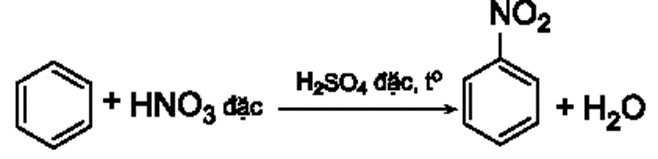 Nitro hoá benzene Quan sát video thí nghiệm sau Cho từ từ 2 mL dung dịch sulfuric acid đặc vào ống nghiệm