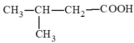 Viết công thức cấu tạo các đồng phân acid có công thức phân tử C5H10O2