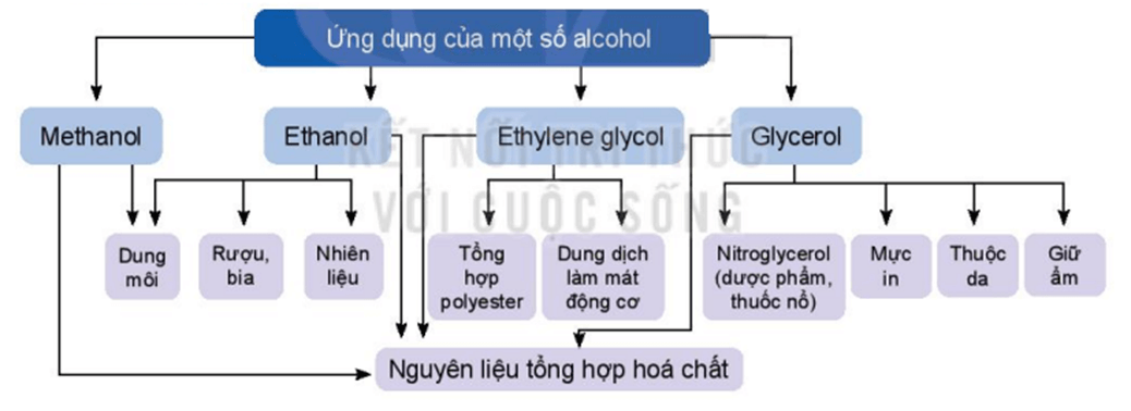Lý thuyết Hóa học 11 Kết nối tri thức Bài 20: Alcohol