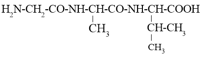 Thuỷ phân một tripeptide thu được 3 amino acid là Ala, Gly và Val