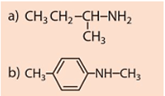 Xác định bậc của mỗi amine dưới đây và cho biết đó là alkylamine hay arylamine