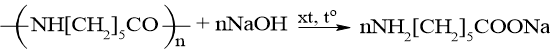 Viết phương trình hoá học của các phản ứng Thủy phân poly(vinyl chloride) trong môi trường kiềm