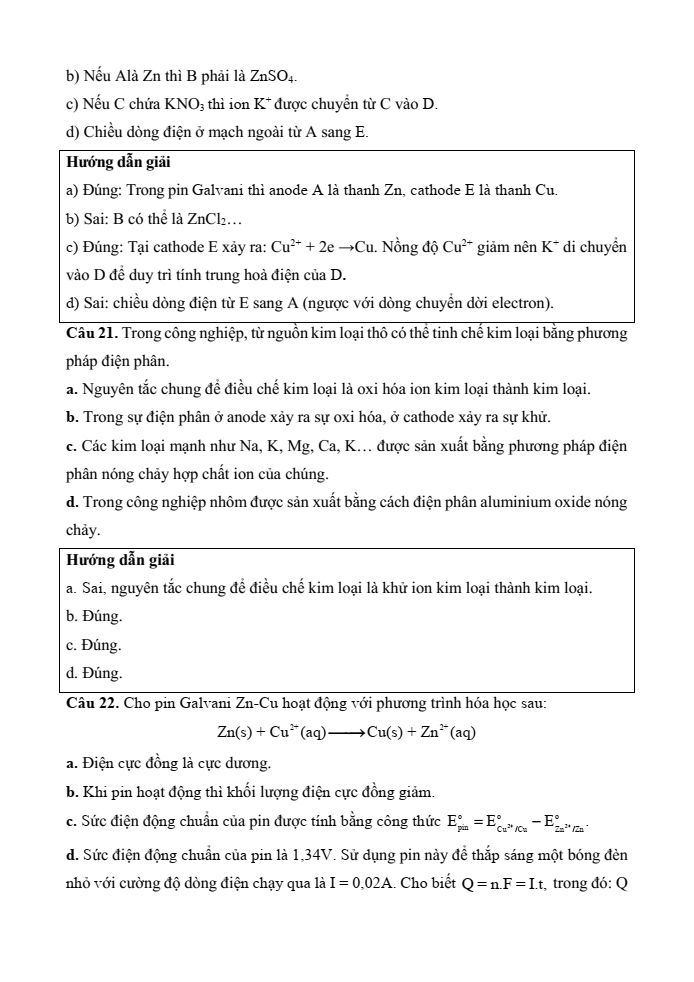 Đề kiểm tra Hóa học 12 Chân trời sáng tạo Chương 5 (có lời giải)