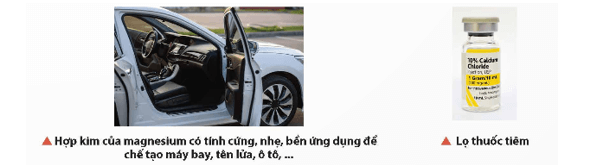 Kim loại nhóm IIA và hợp chất của chúng có nhiều ứng dụng trong đời sống, sản xuất