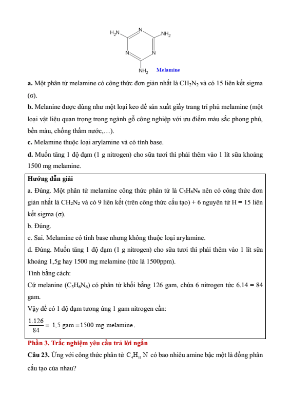 Đề kiểm tra Hóa học 12 Kết nối tri thức Chương 3 (có lời giải)