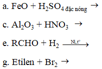 4 dạng bài tập Phản ứng oxi hóa khử trong đề thi Đại học (có lời giải)