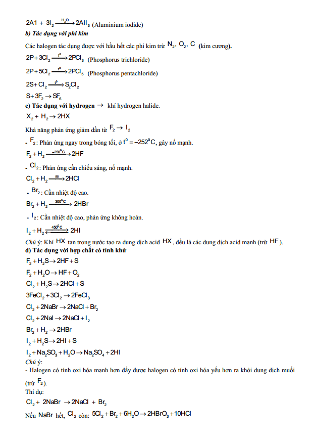 Chuyên đề bồi dưỡng HSG Hóa học 10 Nguyên tố nhóm VIIA - Halogen (có lời giải)