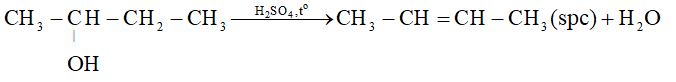 Bài tập về phản ứng tách nước tạo alkene của alcohol (cách giải + bài tập)