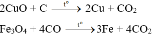 Bài tập Khử oxit kim loại bằng C hoặc CO có lời giải