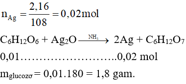 Bài tập về glucose có lời giải