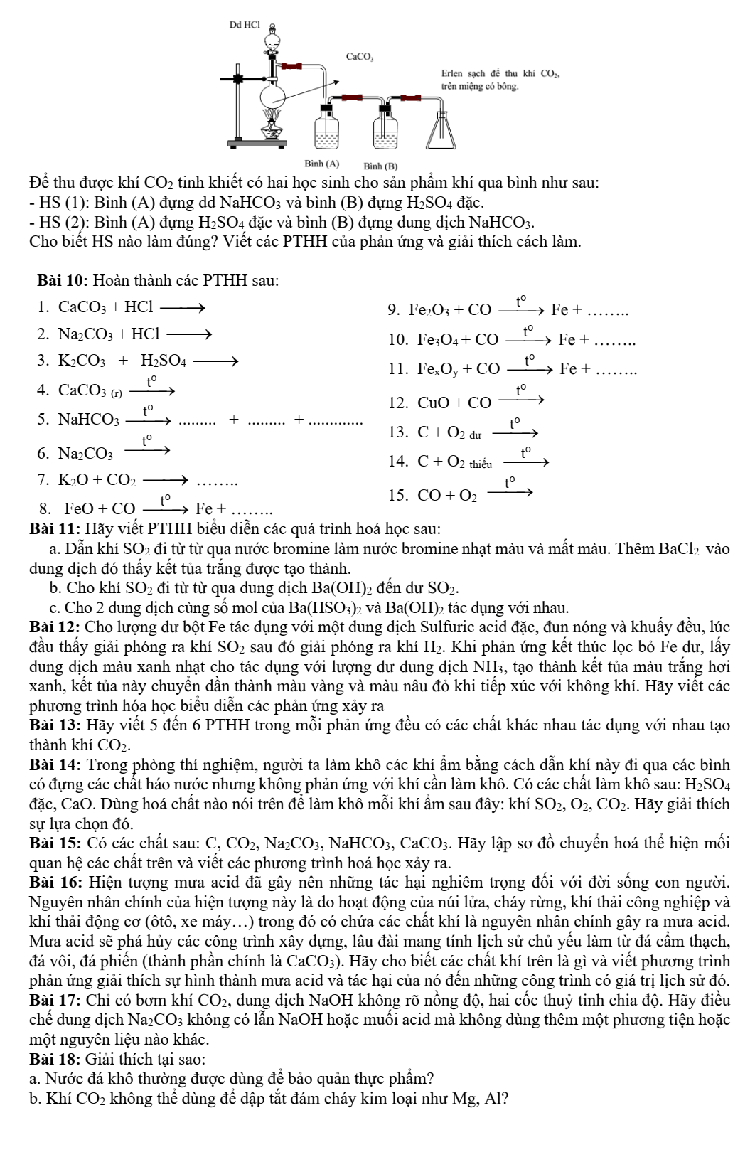 Chuyên đề bồi dưỡng HSG Hóa học 9 Phi kim (có lời giải)