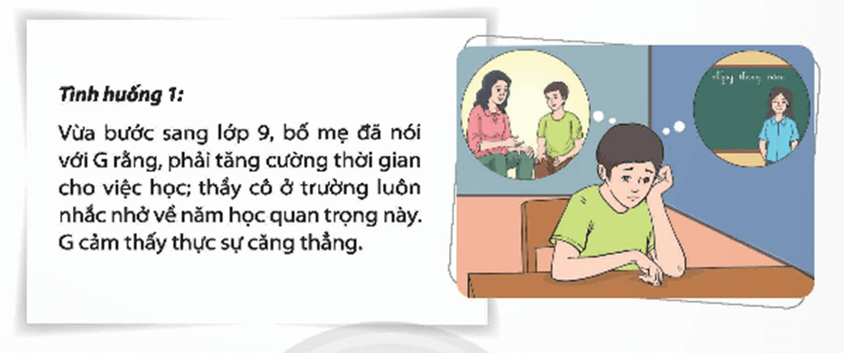 HĐTN 9 Chân trời sáng tạo Chủ đề 1: Tự tạo động lực và ứng phó với áp lực trong cuộc sống | Giải Hoạt động trải nghiệm 9