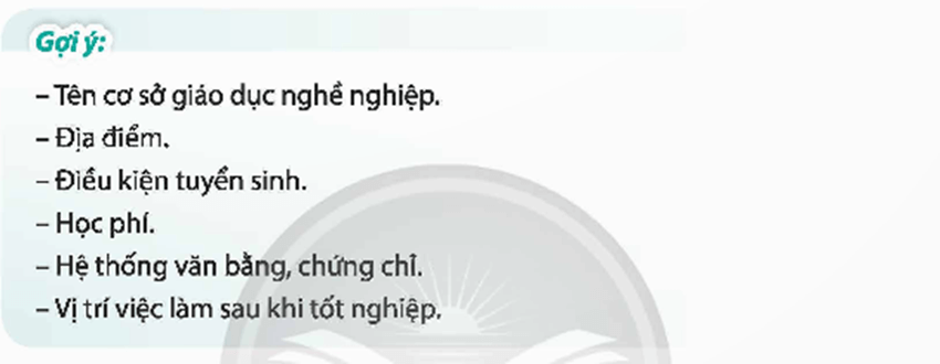 HĐTN 9 Chân trời sáng tạo Chủ đề 9: Xác định con đường cho bản thân sau Trung học cơ sở | Giải Hoạt động trải nghiệm 9