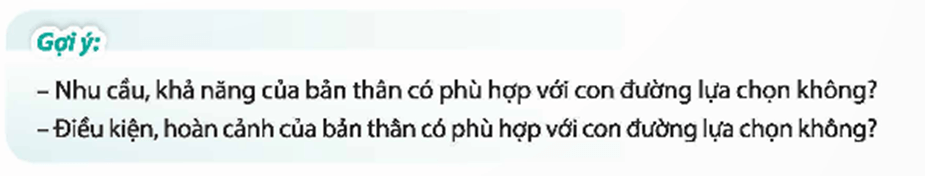 HĐTN 9 Chân trời sáng tạo Chủ đề 9: Xác định con đường cho bản thân sau Trung học cơ sở | Giải Hoạt động trải nghiệm 9