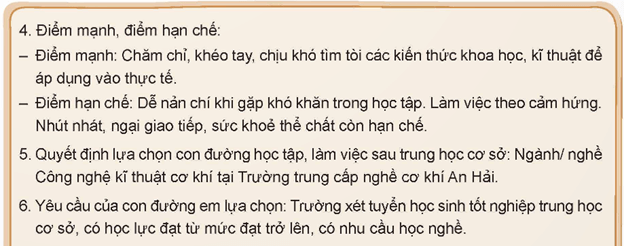 HĐTN 9 Kết nối tri thức Bài 2: Rèn luyện, phát triển bản thân theo yêu cầu của định hướng nghề nghiệp | Giải Hoạt động trải nghiệm 9