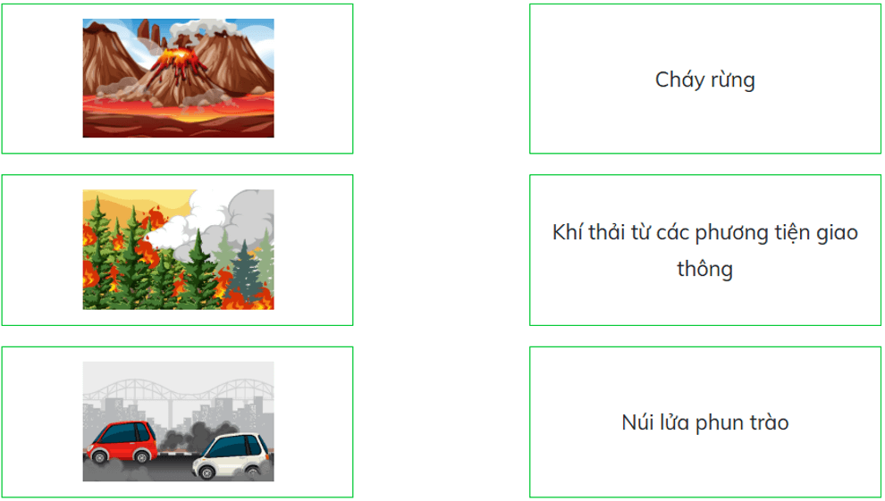 Trắc nghiệm Khoa học lớp 4 Cánh diều Bài 6 (có đáp án): Vai trò của không khí và bảo vệ môi trường không khí (ảnh 1)