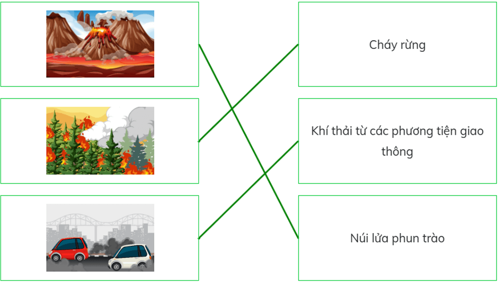 Trắc nghiệm Khoa học lớp 4 Cánh diều Bài 6 (có đáp án): Vai trò của không khí và bảo vệ môi trường không khí (ảnh 2)