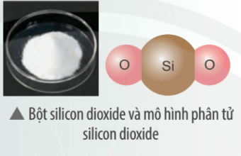 Trong tự nhiên, silicon oxide có trong cát, đất sét