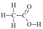 Chỉ ra những chất có đặc điểm cấu tạo tương tự cấu tạo của acetic acid trong các chất sau