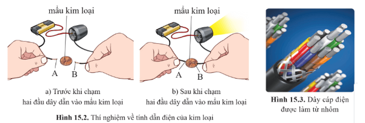 Lý thuyết KHTN 9 Cánh diều Bài 15: Tính chất chung của kim loại