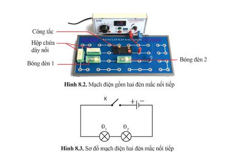 Lý thuyết KHTN 9 Cánh diều Bài 8: Đoạn mạch nối tiếp