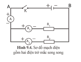 Lý thuyết KHTN 9 Cánh diều Bài 9: Đoạn mạch song song