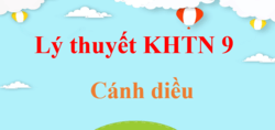 Lý thuyết KHTN 9 Cánh diều (hay, ngắn gọn) | Kiến thức trọng tâm Khoa học tự nhiên 9