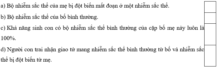 Trắc nghiệm KHTN 9 Cánh diều Bài 37 (có đáp án): Đột biến nhiễm sắc thể | Khoa học tự nhiên 9