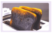 Bánh mì chuyển sang màu đen khi bị đun nóng ở nhiệt độ cao hình 19.2