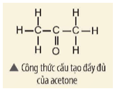Acetone là hợp chất hữu cơ được sử dụng để sản xuất chất tẩy rửa, làm dung môi