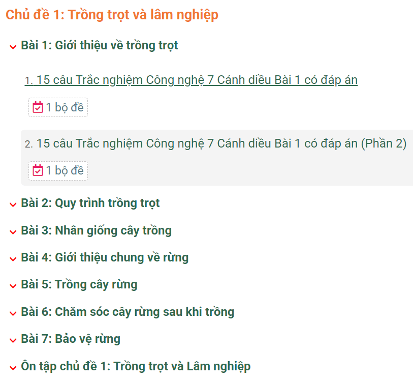 Học online Công nghệ 7 Cánh diều (hiệu quả nhất)