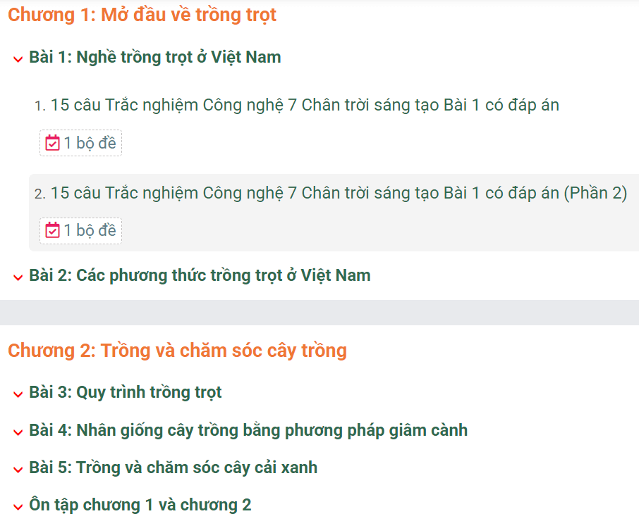 Học online Công nghệ 7 Chân trời sáng tạo (hiệu quả nhất)