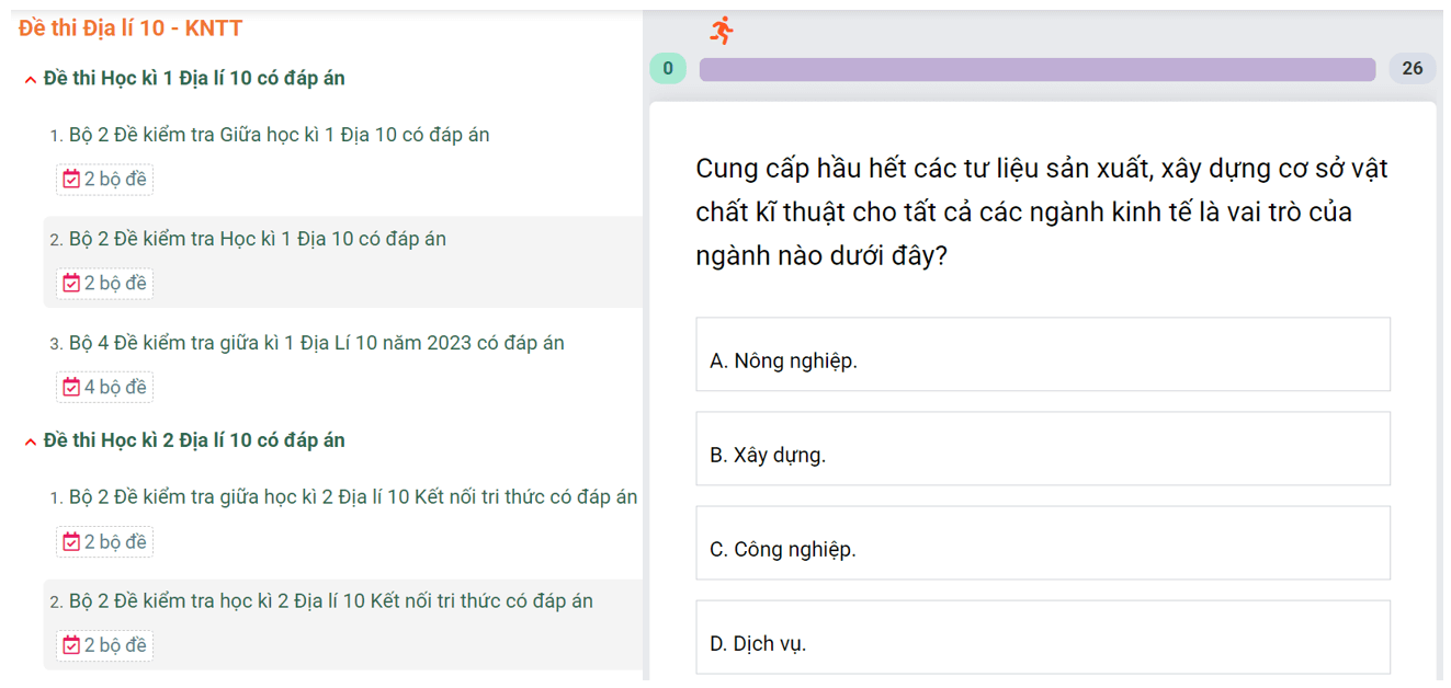 Học online Địa Lí 10 Kết nối tri thức (hiệu quả nhất)