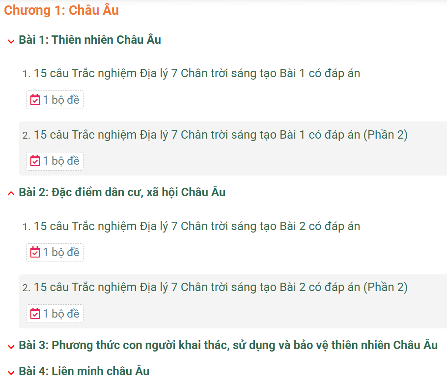 Học online Địa Lí 7 Chân trời sáng tạo (hiệu quả nhất)