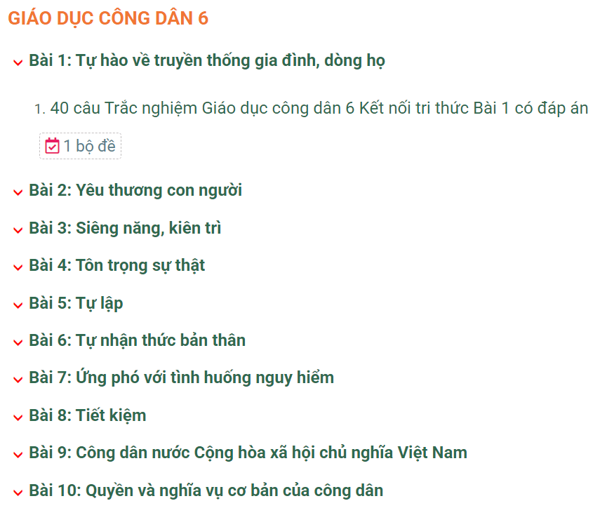 Học online GDCD 6 Kết nối tri thức (hiệu quả nhất)