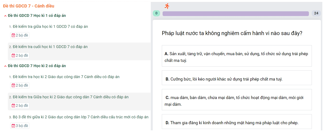 Học online GDCD 7 Cánh diều (hiệu quả nhất)