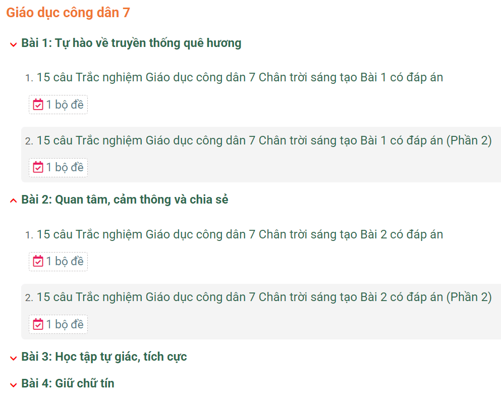 Học online GDCD 7 Chân trời sáng tạo (hiệu quả nhất)