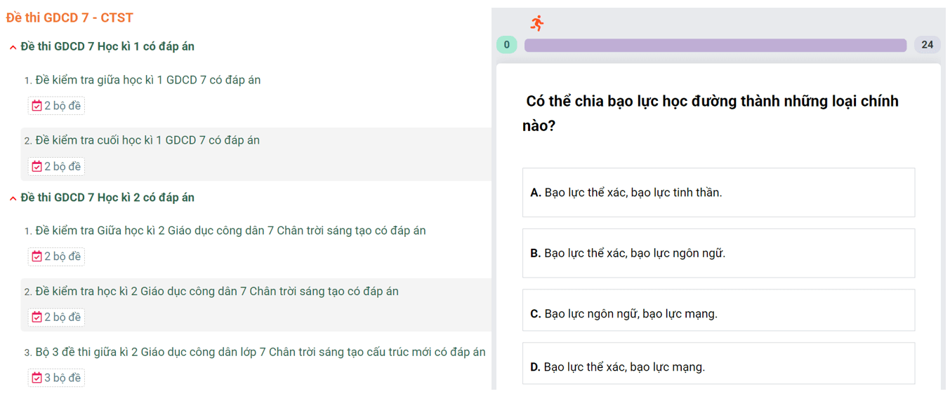 Học online GDCD 7 Chân trời sáng tạo (hiệu quả nhất)