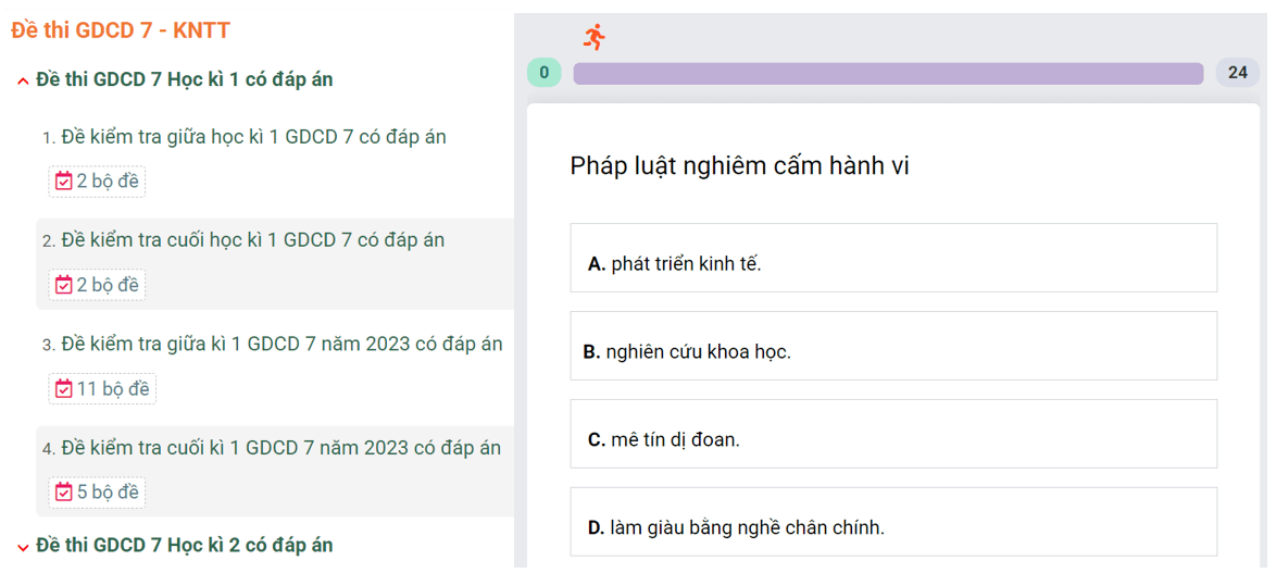 Học online GDCD 7 Kết nối tri thức (hiệu quả nhất)
