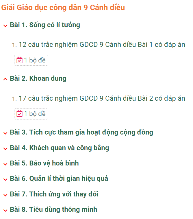 Học online GDCD 9 Cánh diều (hiệu quả nhất)